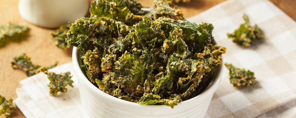 Homemade Green Kale Chips