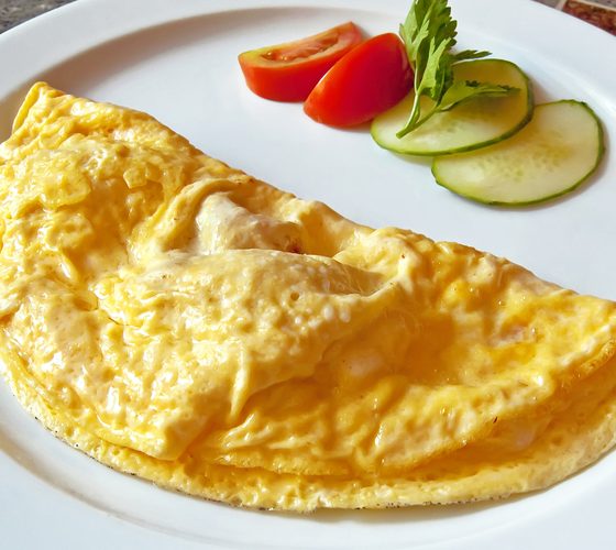 Yellow omelet