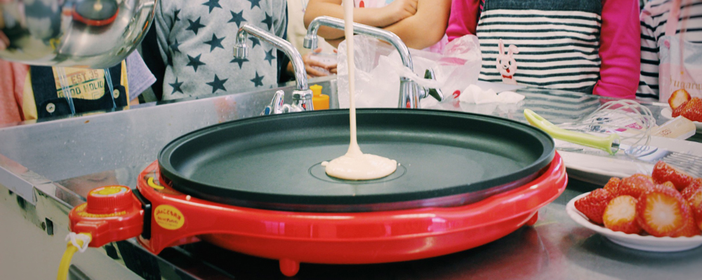 Cooking pancake