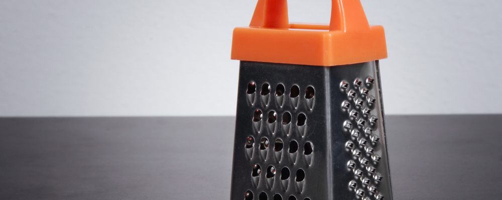 Grater on the table