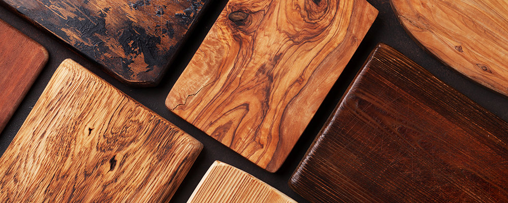Various cutting boards